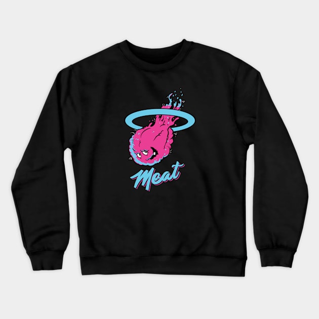 Miami Meat Hunger Force (Vice) Crewneck Sweatshirt by poopsmoothie